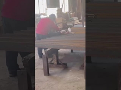 Acero de sección de vigas H galvanizado en caliente para postes de vallas de aeropuertos