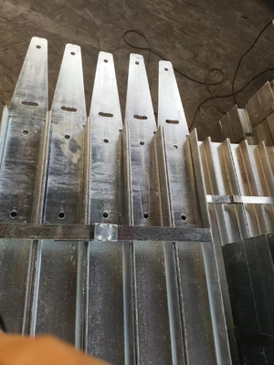 Sleeper de ferrocarril de 10 mm soporte galvanizado personalizado para cercas