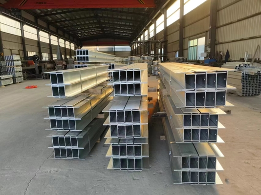 Las vigas de acero galvanizado de sección H laminadas en caliente para la construcción de paredes de contención