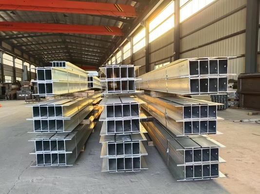 Pared de retención de vigas H galvanizadas de trabajo pesado acero galvanizado Q235B G250