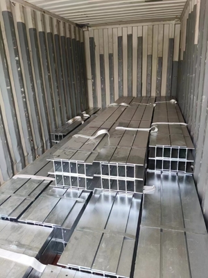 S275JR Servicio de soldadura de vigas H galvanizadas de pared de retención de perforación, flexión y curvatura