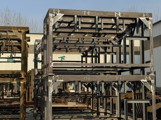 Plataforma de estructura de acero de plata personalizada de acuerdo con las especificaciones de la torre de viento Método de instalación de pernos