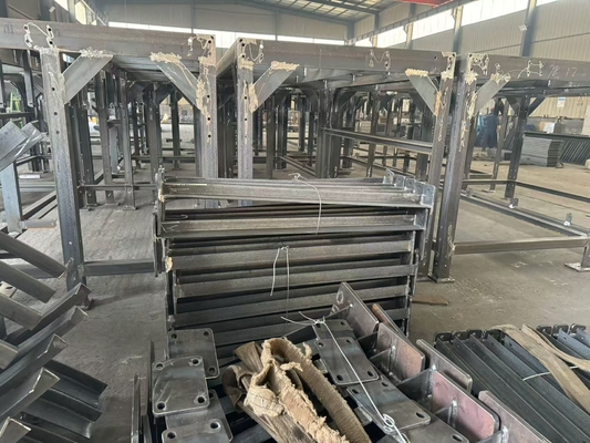 Plataforma de estructura de acero personalizada resistente a la corrosión para la industria