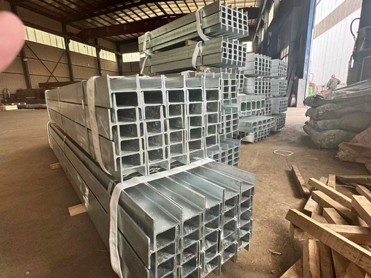 Acero de sección H galvanizado en caliente, anticorrosión, viga H estructural de alto rendimiento