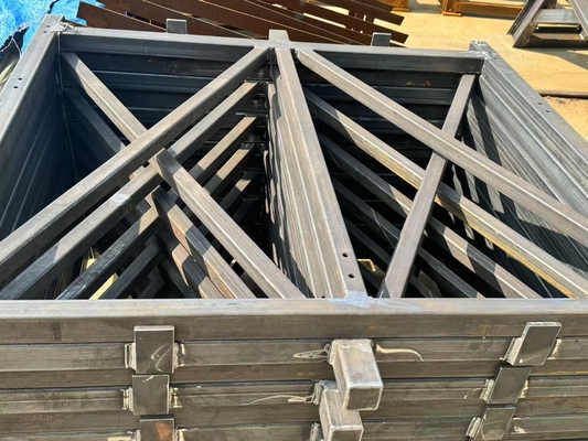 Componentes estructurales de acero personalizables vigas de acero prefabricadas columnas para proyectos de construcción residencial comercial