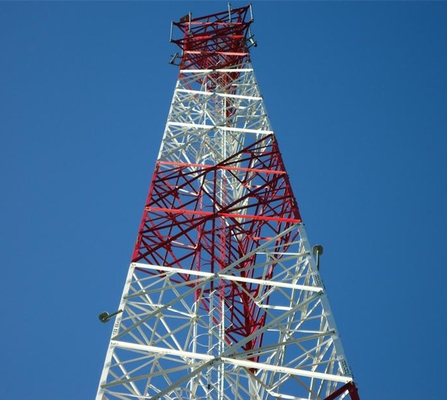 Kit de torre de telecomunicaciones de acero de ángulo triangular personalizable de alta calidad con soportes y accesorios de montaje