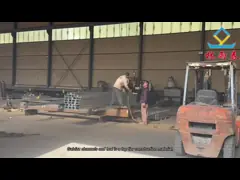 Acero galvanizado laminado en caliente acero de viga PFC 380 X 100 para la construcción de paredes de contención