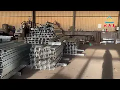 DIN JIS PFC Galvanizado 100 mm de sección C de acero vigas para exteriores